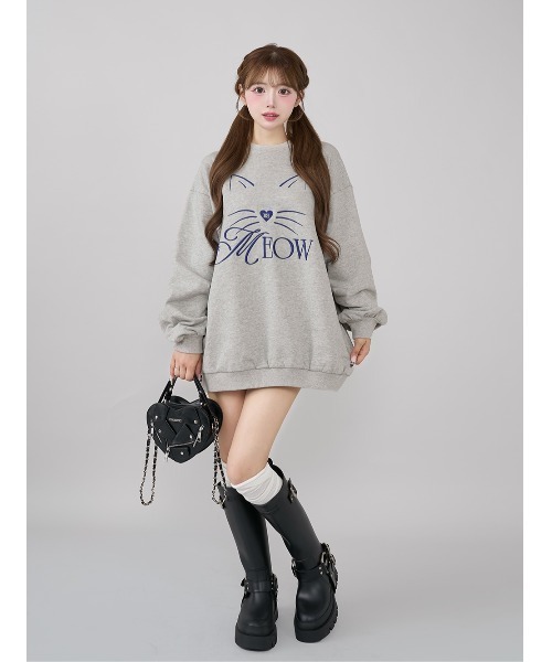 MEOWルーズスウェットプルオーバー（その他トップス）｜Darich