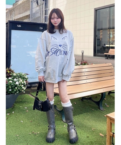MEOWルーズスウェットプルオーバー（その他トップス）｜Darich