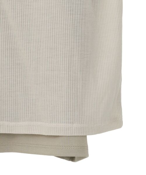 earth music&ecology（アースミュージックアンドエコロジー）の「配色レイヤードタンクトップ（タンクトップ・レディース・ブラウン/グレイッシュベージュ/ブラック・FREE）」の17枚目の写真