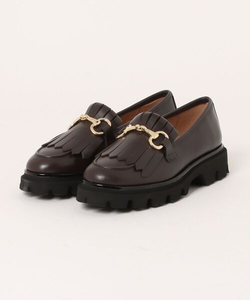 inter-chaussures(インターショシュール)の「【INTER-CHAUSSURES】ラウンドトウキルトビットローファー(I51633)(ローファー・レディース・ブラック/ブラウン・38/35/37/39/36)」の9枚目の写真