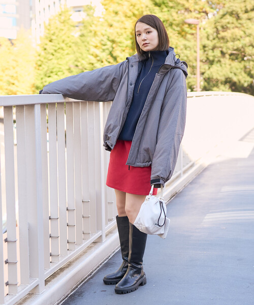 FREAK'S STORE（フリークスストア）の「PRIMALOFT ショート丈 モンスターパーカー /プリマロフト 中わたジャケット（ダウンジャケット/コート・レディース・その他1/ブラウン/オリーブ/ブラック・SMALL/MEDIUM）」の10枚目の写真