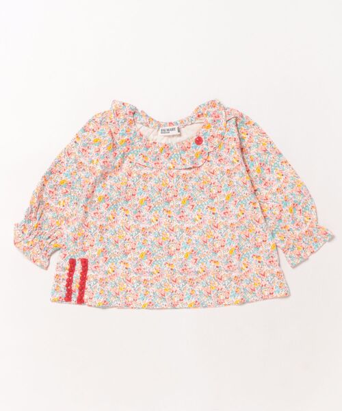 RAGMART（ラグマート）の「襟付き総柄長袖Ｔシャツ（Tシャツ/カットソー・キッズ・ブルー/レッド/イエロー・70cm/80ｃｍ/95cm/90cm）」の3枚目の写真