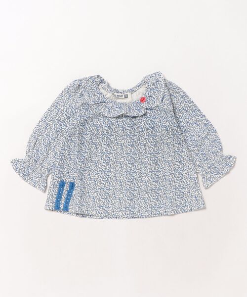 RAGMART（ラグマート）の「襟付き総柄長袖Ｔシャツ（Tシャツ/カットソー・キッズ・ブルー/レッド/イエロー・70cm/80ｃｍ/95cm/90cm）」の2枚目の写真