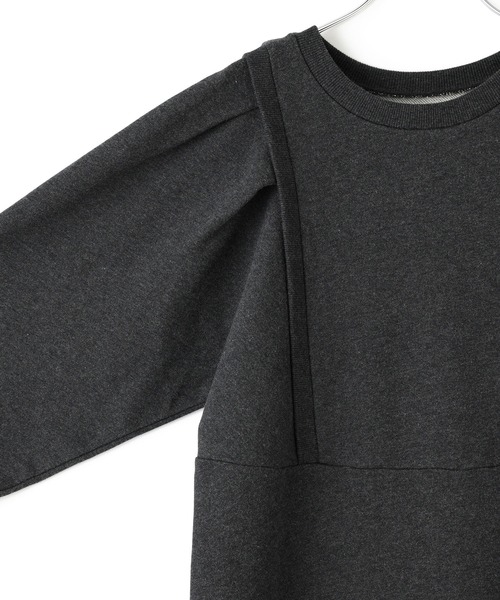 WEB限定】・【サステナブル】バルーンスリーブスウェットワンピース