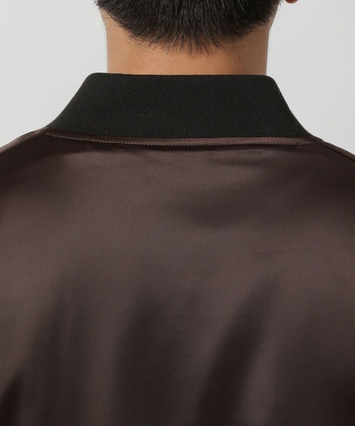 LAKOLE（ラコレ）の「PUレザースカジャン / 589549（ブルゾン・メンズ・ライトグレー/ブラウン/ブラック・LARGE/MEDIUM）」の19枚目の写真