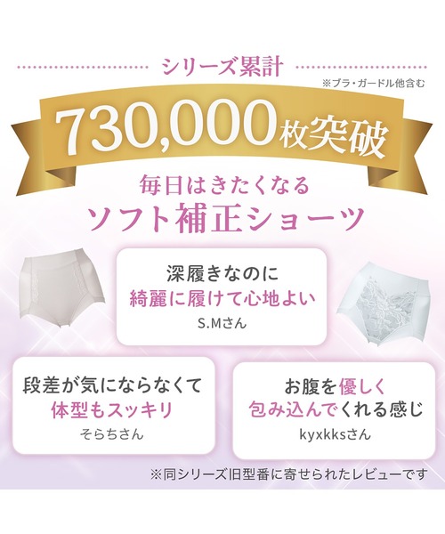 BRADELIS NEWYORK(ブラデリスニューヨーク)の「細みえ快適綿混ショーツ25 ブラデリス 補正下着 補整(ショーツ・レディース・クリーム/ブルー/ピンク/ダークグレー・LL/M/L/4L/5L/S/3L)」の10枚目の写真