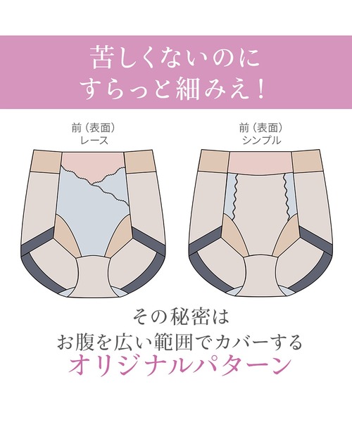 BRADELIS NEWYORK(ブラデリスニューヨーク)の「細みえ快適綿混ショーツ25 ブラデリス 補正下着 補整(ショーツ・レディース・クリーム/ブルー/ピンク/ダークグレー・LL/M/L/4L/5L/S/3L)」の20枚目の写真