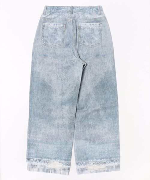 SIS(エスアイエス)の「SIS/エスアイエス/trompe-l'oei Denim Pants(デニムパンツ・レディース・ブルー・L/M)」の2枚目の写真