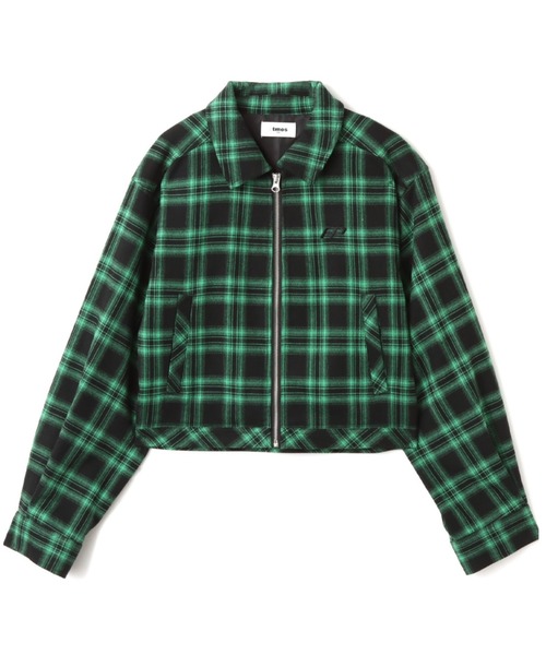 atmos pink(アトモスピンク)の「atmos pink Plaid Jacket / アトモス ピンク プレイド ジャケット(その他アウター・レディース・オレンジ/グリーン/ブラック・FREE)」の2枚目の写真