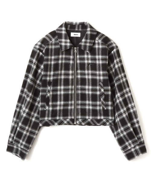 atmos pink(アトモスピンク)の「atmos pink Plaid Jacket / アトモス ピンク プレイド ジャケット(その他アウター・レディース・オレンジ/グリーン/ブラック・FREE)」の1枚目の写真