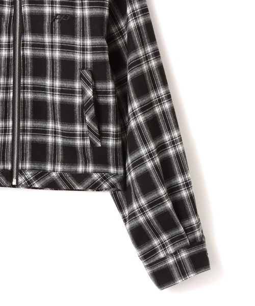 atmos pink(アトモスピンク)の「atmos pink Plaid Jacket / アトモス ピンク プレイド ジャケット(その他アウター・レディース・オレンジ/グリーン/ブラック・FREE)」の7枚目の写真