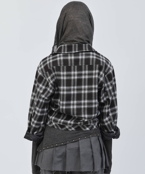 atmos pink(アトモスピンク)の「atmos pink Plaid Jacket / アトモス ピンク プレイド ジャケット(その他アウター・レディース・オレンジ/グリーン/ブラック・FREE)」の10枚目の写真
