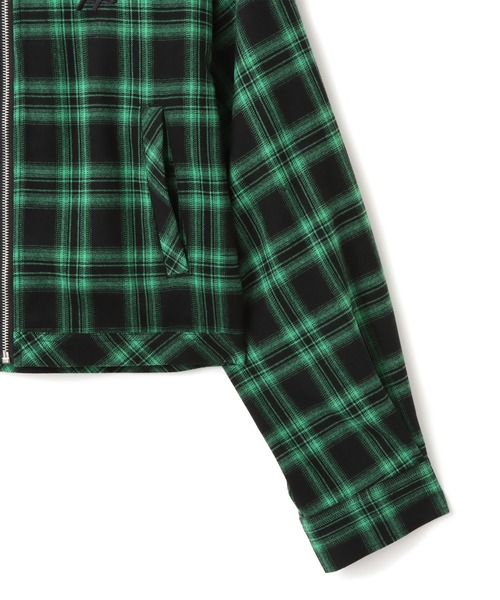 atmos pink(アトモスピンク)の「atmos pink Plaid Jacket / アトモス ピンク プレイド ジャケット(その他アウター・レディース・オレンジ/グリーン/ブラック・FREE)」の16枚目の写真
