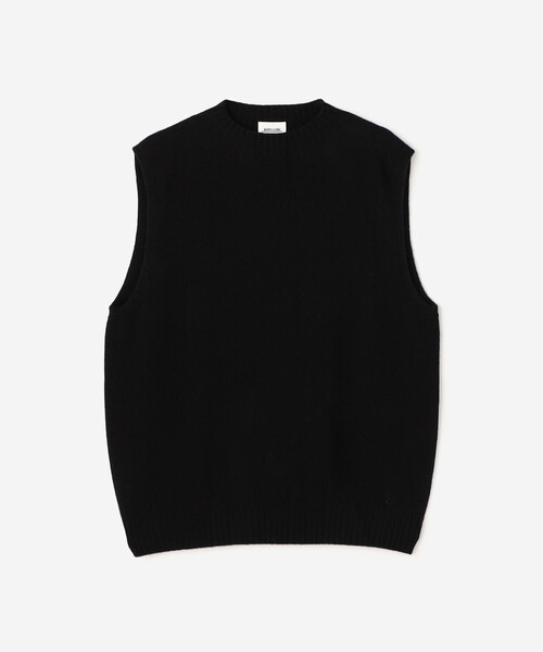 Morris & Sons(モリスアンドサンズ)の「MORRIS & SONS | ジーロンラム クルーネックベスト MEN(ベスト・メンズ・ブラック/ブラウン系その他/オートミール・3/2)」の2枚目の写真