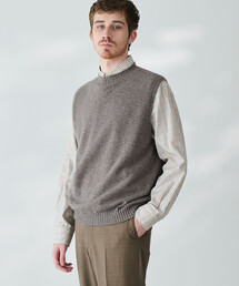 Morris & Sons(モリスアンドサンズ)のMORRIS & SONS | ジーロンラム クルーネックベスト MEN(ベスト)
