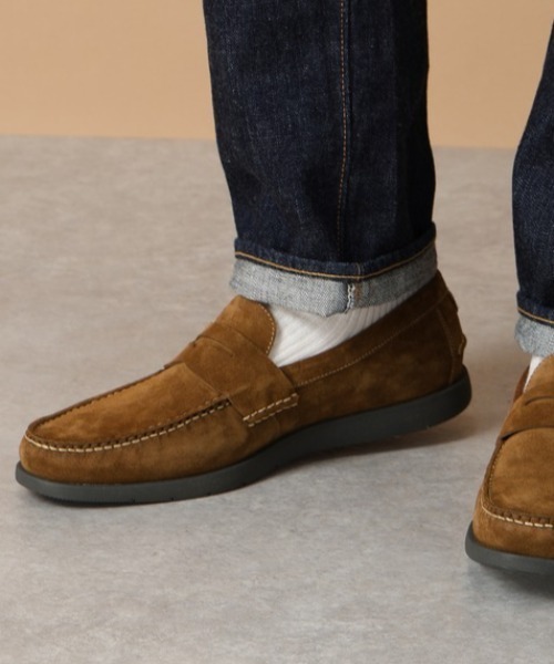 Cole haan　コールハーン　ペニーローファー　ブラウン23.5cm セール】ブラウアーペニー ローファー mens（ローファー）｜COLE HAAN