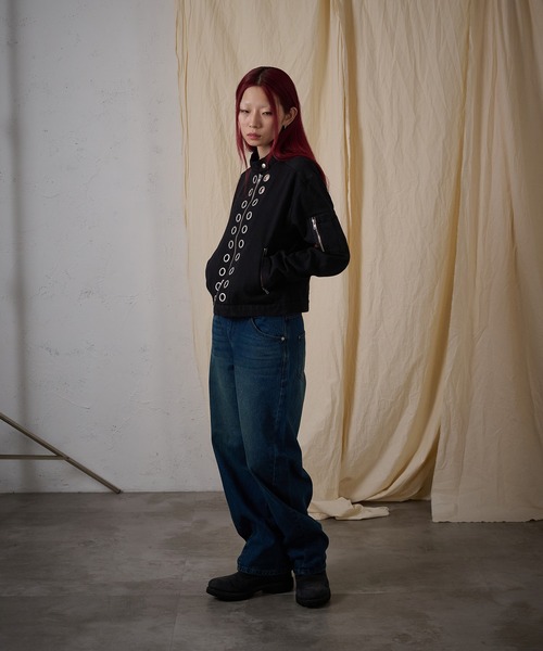 FTW（エフティダブリュー）の「EYELET COTTON BIKER JACKET（その他