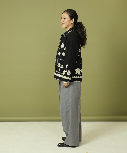 セール】Freada/フリーダ インド刺繍 ウール メキシカン ジャケット