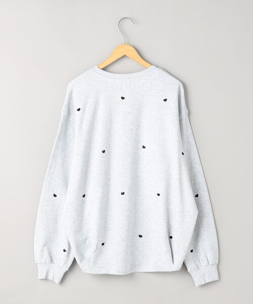 coen（コーエン）の「ハート刺繍裏毛スウェットプルオーバー（スウェット・レディース・オレンジ/ダークグレー/ナチュラル/オフホワイト・FREE）」の21枚目の写真