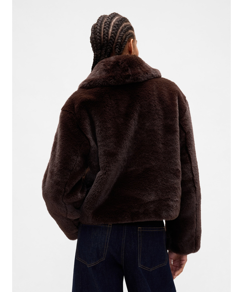 セール】リサイクル リラックスフィット フェイクファージャケット