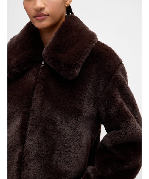 セール】リサイクル リラックスフィット フェイクファージャケット