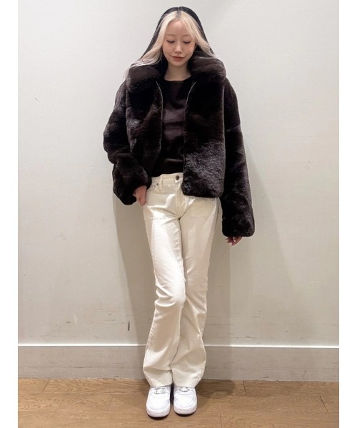 セール】リサイクル リラックスフィット フェイクファージャケット