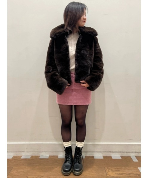 セール】リサイクル リラックスフィット フェイクファージャケット