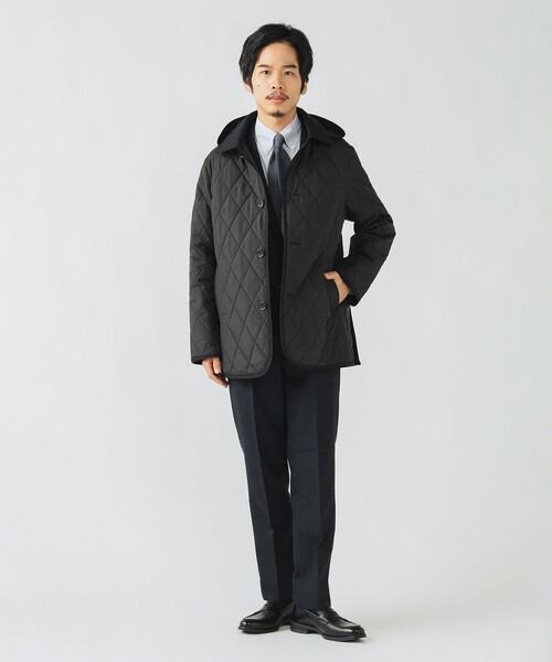 BEAMS HEART（ビームスハート）の「キルティング フード ブルゾン【撥水】（ブルゾン・メンズ・ブラック・MEDIUM/SMALL/X-LARGE/LARGE）」の2枚目の写真