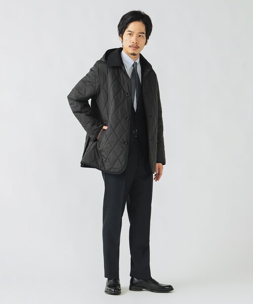 BEAMS HEART（ビームスハート）の「キルティング フード ブルゾン【撥水】（ブルゾン・メンズ・ブラック・MEDIUM/SMALL/X-LARGE/LARGE）」の3枚目の写真