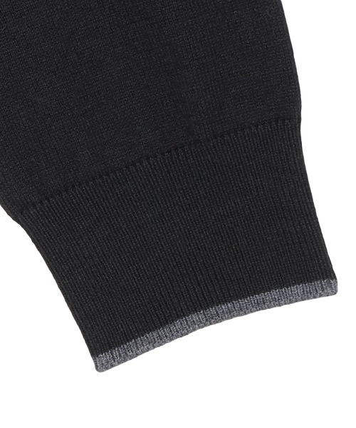 TOKYO SHIRTS（トウキョウシャツ）の「アンチピリング 配色Vネックカーディガン（カーディガン/ボレロ・レディース・ネイビー/ブラック・M/L/LL）」の6枚目の写真