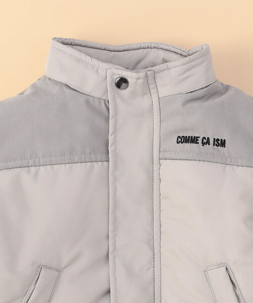 COMME CA ISM（コムサイズム）の「フード付き 中綿 ブルゾン (ベビーサイズ)（ブルゾン・キッズ・ブラック/ライトグレー・80-90cm）」の8枚目の写真
