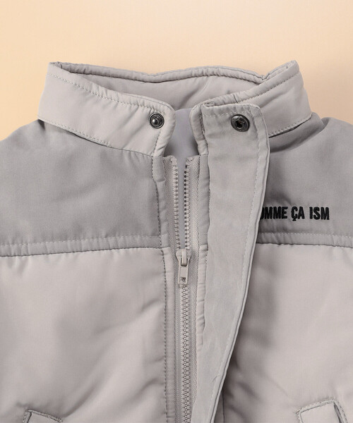 COMME CA ISM（コムサイズム）の「フード付き 中綿 ブルゾン (ベビーサイズ)（ブルゾン・キッズ・ブラック/ライトグレー・80-90cm）」の9枚目の写真