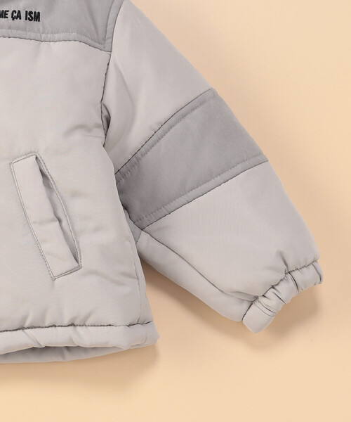 COMME CA ISM（コムサイズム）の「フード付き 中綿 ブルゾン (ベビーサイズ)（ブルゾン・キッズ・ブラック/ライトグレー・80-90cm）」の11枚目の写真