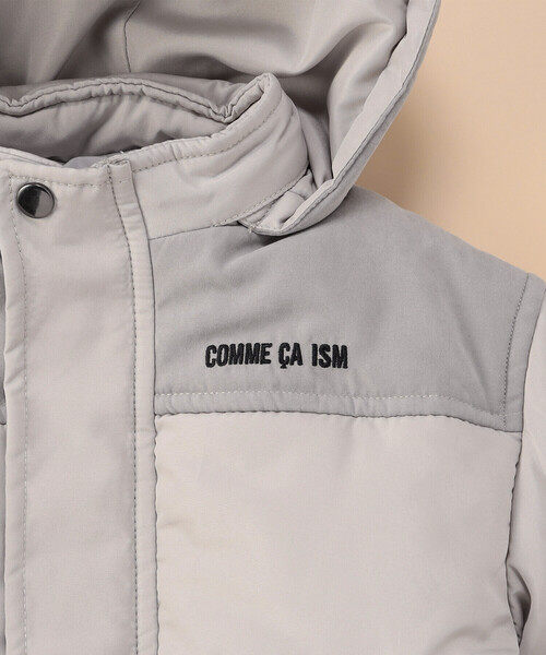 COMME CA ISM（コムサイズム）の「フード付き 中綿 ブルゾン (ベビーサイズ)（ブルゾン・キッズ・ブラック/ライトグレー・80-90cm）」の13枚目の写真