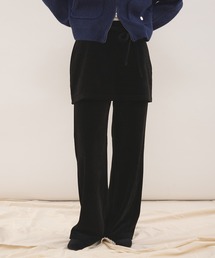 MUHET | 【set item】velour corduroy skirt & easy pants / ベロアコールスカート＆イージーパンツセット(その他パンツ)