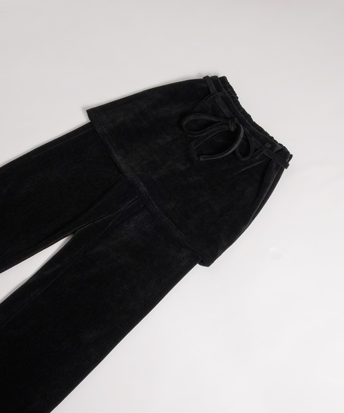 MUHET（ミュエータ）の「【set item】velour corduroy skirt & easy