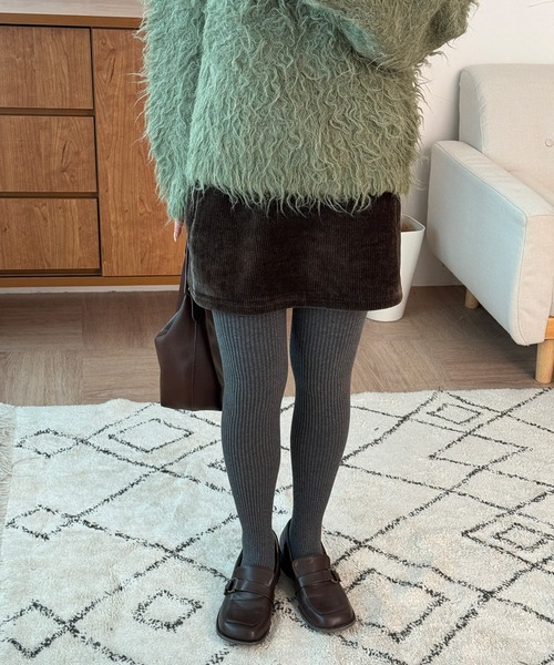 MUHET(ミュエータ)の「【set item】velour corduroy skirt & easy pants / ベロアコールスカート&イージーパンツセット(その他パンツ・レディース・ブラック/ブラウン・SMALL/LARGE/MEDIUM)」の17枚目の写真