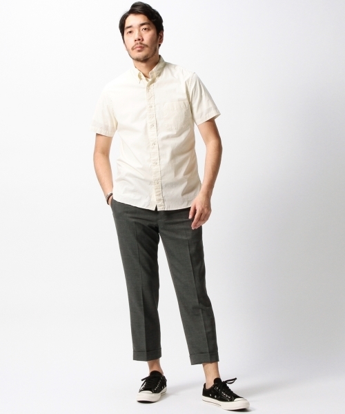 BEAMS PLUS（ビームスプラス）の「BEAMS PLUS / カラーブロード ボタンダウンシャツ（シャツ/ブラウス・メンズ・ネイビー/ロイヤルブルー/オリーブ/ピンク/ベージュ/オフホワイト・LARGE/SMALL/MEDIUM/X-LARGE/XX-LARGE/X-SMALL）」の8枚目の写真