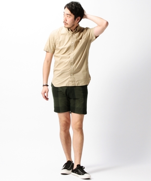 BEAMS PLUS（ビームスプラス）の「BEAMS PLUS / カラーブロード ボタンダウンシャツ（シャツ/ブラウス・メンズ・ネイビー/ロイヤルブルー/オリーブ/ピンク/ベージュ/オフホワイト・LARGE/SMALL/MEDIUM/X-LARGE/XX-LARGE/X-SMALL）」の9枚目の写真