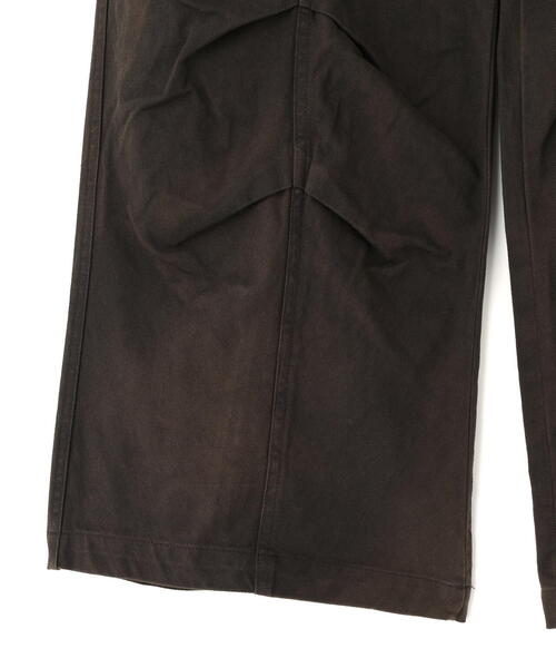 DANKE SCHON(ダンケシェーン)の「【WEB&DEPOT限定】DankeSchon/ダンケシェーン/TWILL PROCESSING PANTS(その他パンツ・レディース・ブラウン/ブラック/カーキ・L/M/XL)」の7枚目の写真