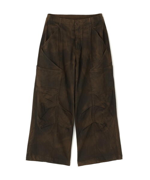 DANKE SCHON(ダンケシェーン)の「【WEB&DEPOT限定】DankeSchon/ダンケシェーン/TWILL PROCESSING PANTS(その他パンツ・レディース・ブラウン/ブラック/カーキ・L/M/XL)」の2枚目の写真