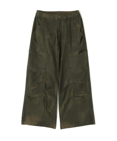DANKE SCHON(ダンケシェーン)の「【WEB&DEPOT限定】DankeSchon/ダンケシェーン/TWILL PROCESSING PANTS(その他パンツ・レディース・ブラウン/ブラック/カーキ・L/M/XL)」の3枚目の写真