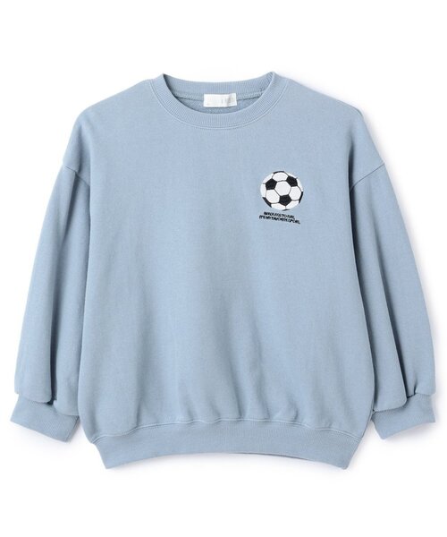 b・ROOM（ビールーム）の「【毛玉バイバイ裏毛】スポーツモチーフアソートスウェット（スウェット・キッズ・ブラック/ブルーグレー/オートミール/レンガ・150cm/130cm/140cm/110cm/120cm/100cm）」の6枚目の写真