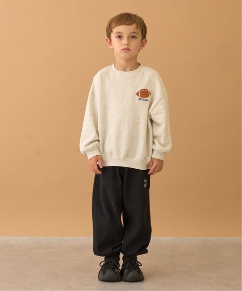 b・ROOM（ビールーム）の「【毛玉バイバイ裏毛】スポーツモチーフアソートスウェット（スウェット・キッズ・ブラック/ブルーグレー/オートミール/レンガ・150cm/130cm/140cm/110cm/120cm/100cm）」の22枚目の写真
