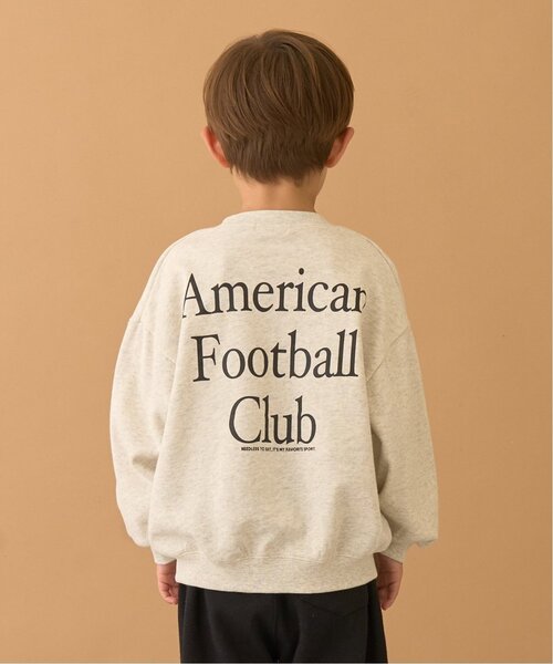 b・ROOM（ビールーム）の「【毛玉バイバイ裏毛】スポーツモチーフアソートスウェット（スウェット・キッズ・ブラック/ブルーグレー/オートミール/レンガ・150cm/130cm/140cm/110cm/120cm/100cm）」の14枚目の写真