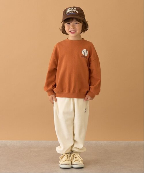 b・ROOM（ビールーム）の「【毛玉バイバイ裏毛】スポーツモチーフアソートスウェット（スウェット・キッズ・ブラック/ブルーグレー/オートミール/レンガ・150cm/130cm/140cm/110cm/120cm/100cm）」の15枚目の写真