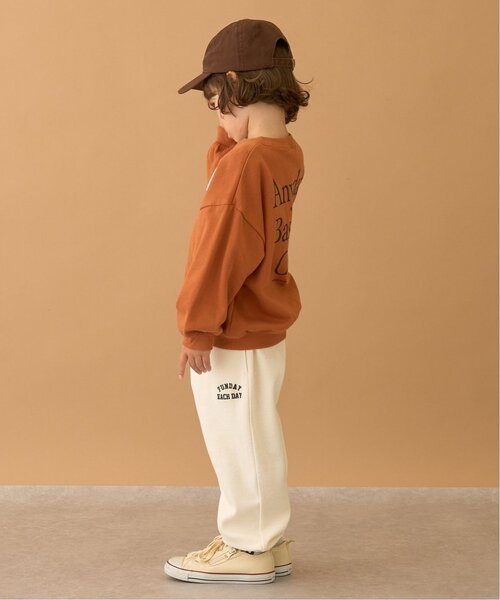 b・ROOM（ビールーム）の「【毛玉バイバイ裏毛】スポーツモチーフアソートスウェット（スウェット・キッズ・ブラック/ブルーグレー/オートミール/レンガ・150cm/130cm/140cm/110cm/120cm/100cm）」の16枚目の写真