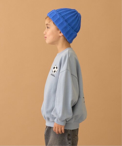 b・ROOM（ビールーム）の「【毛玉バイバイ裏毛】スポーツモチーフアソートスウェット（スウェット・キッズ・ブラック/ブルーグレー/オートミール/レンガ・150cm/130cm/140cm/110cm/120cm/100cm）」の7枚目の写真