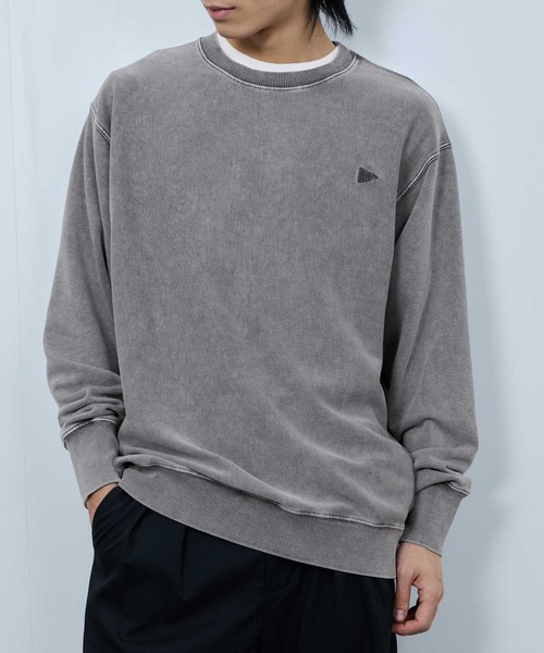NAVY(ネイビー)の「NAVY ヘビースウェイト ヴィンテージ加工 裏毛クルーネックスウェット(スウェット・メンズ・ブラウン/ネイビー/スミクロ/グレー・XL/L/M)」の10枚目の写真
