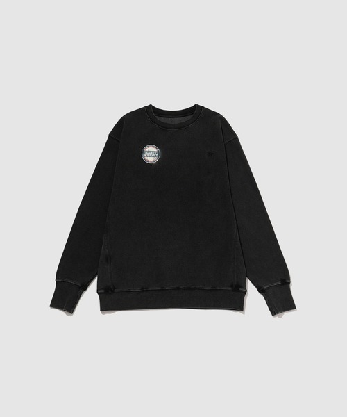 NAVY(ネイビー)の「NAVY ヘビースウェイト ヴィンテージ加工 裏毛クルーネックスウェット(スウェット・メンズ・ブラウン/ネイビー/スミクロ/グレー・XL/L/M)」の18枚目の写真